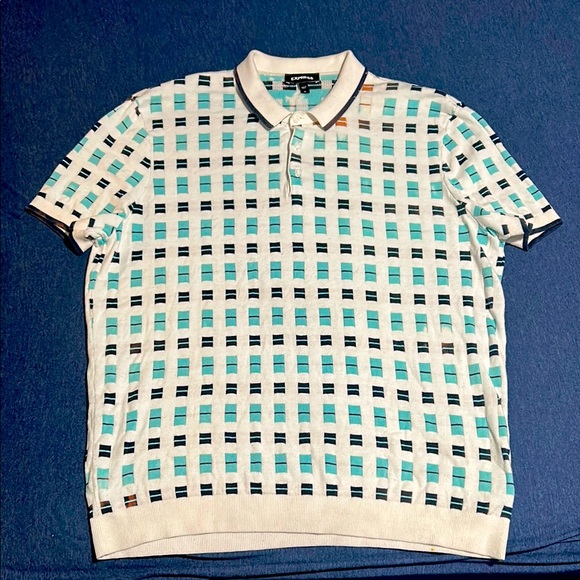 Express Other - Express Men's Checkered Polo Shirt
